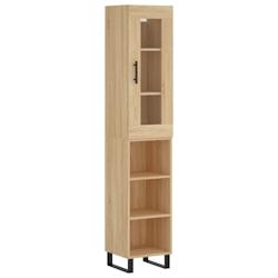 Helloshop26 - Buffet bahut commode armoire meuble de rangement organisateur cuisine salle de séjour salon haut sonoma 34,5 x 34 x 02_0033964 - 300021_0