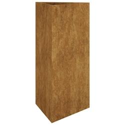 Helloshop26 - Jardinière bac lit surélevé plantes fleurs terrasse jardin 40 x 34,5 x 75 cm acier corten marron 02_0037522 - 3000213887013_0