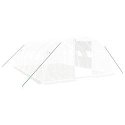 Helloshop26 - Serre tente abri plante fleur légumes avec cadre en acier 24 m² 6 x 4 x 2 m blanc 02_0044561 - 3000220217087_0