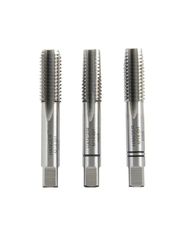 JEU DE 3 TARAUDS À MAIN M10 X 150 - HANGER - 155815