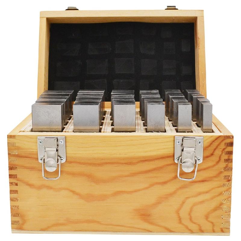 Jeu de cales de fraisage vertical - acier trempé indéformable - pas de 5 mm - précision 0,01 mm_0