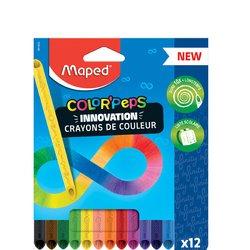 LOT DE 2 - CRAYON DE COULEUR COLOR'PEPS INFINITY, ÉTUI DE 36