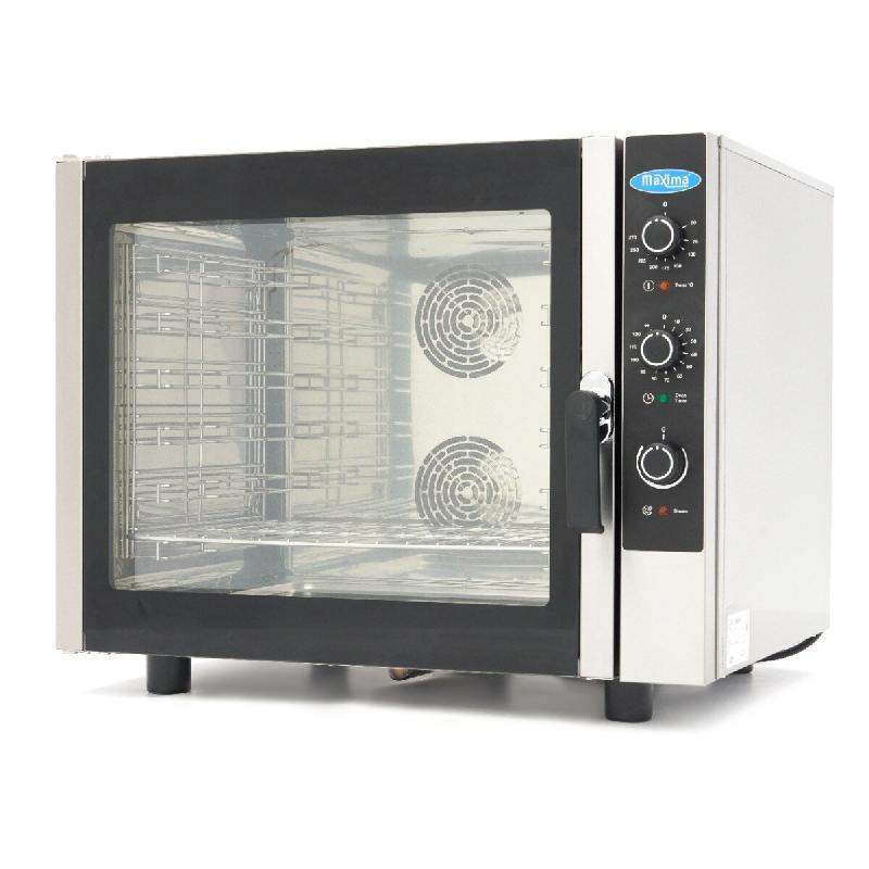 Maxima Four combiné - s'adapte à 6 plateaux (1/1 GN / 60 x 40 cm) - analogique - 400V – 82 × 87 × 72 cm – 7900 W - AKS-08500206_0
