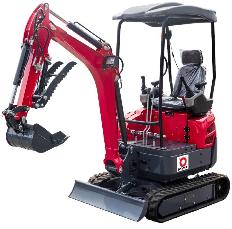 Mini-pelle 1,8 tonnes 10,2 kW Kubota 3 cylindres bras oscillant châssis variable MW(T) MG18F_0