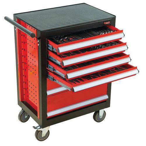 MOB 1 SERVANTE PROLINER 7 TIROIRS ÉTAU ET ACCESSOIRES - MOB
