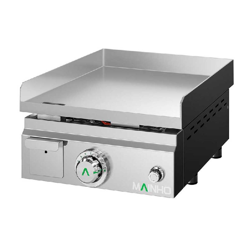 Plancha à gaz lisse en ACIER - L400 | Mainho - MAX-40G_0