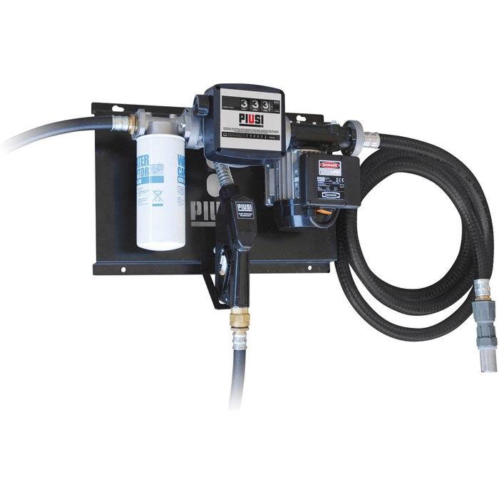 Pompe à gasoil 230V - 70 L/min avec filtre absorption d'eau Piusi - Station de transfert mobile privée_0