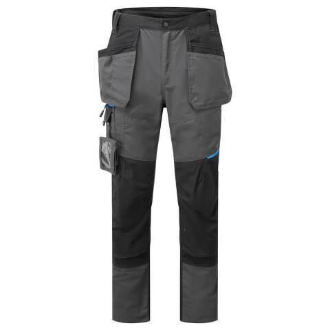 PORTWEST T719 PANTALON DE TRAVAIL WX3 - COUPE SLIM GRIS MÉTAL - TAILLE 32 - STANDARD