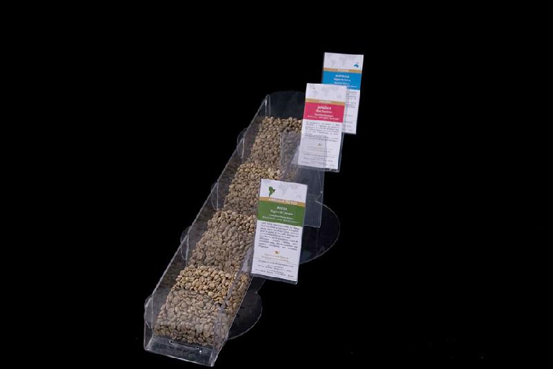 Présentoir mobile de produit alimentaire - avec porte-étiquettes_0