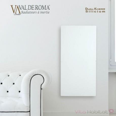 RADIATEUR À INERTIE WIFI BLANC CACHEMIRE 800W VERTICAL - VALDEROMA BC08VEW