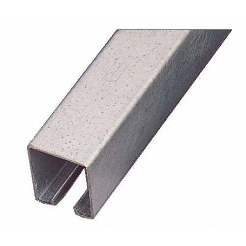 RAIL PORTE COULISSANTE SPORTUB 62X55 MM - CHARGE 300 KG - LONGUEUR 4 M MANTION