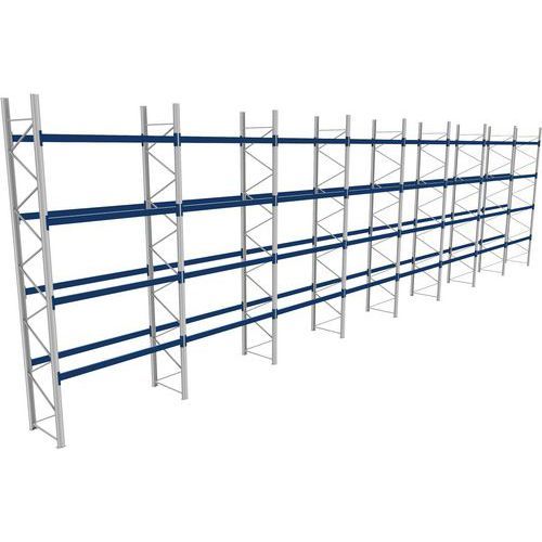 RACK 1 DÉPART + 7 SUIVANTS LXLXH 2700X22700X6000 800KG 4 NIV - BITO
