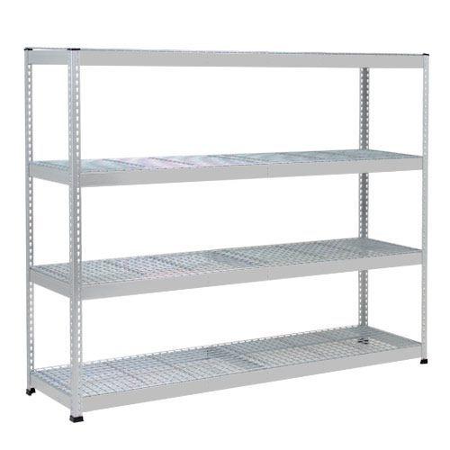 RAYONNAGE RAPID 1 2440X1525X915 4 TAB GRILLAGÉE GRIS