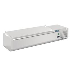 Saladette À Poser Avec Couvercle Série G - 5 x GN 1/4 - Polar - FA854_0