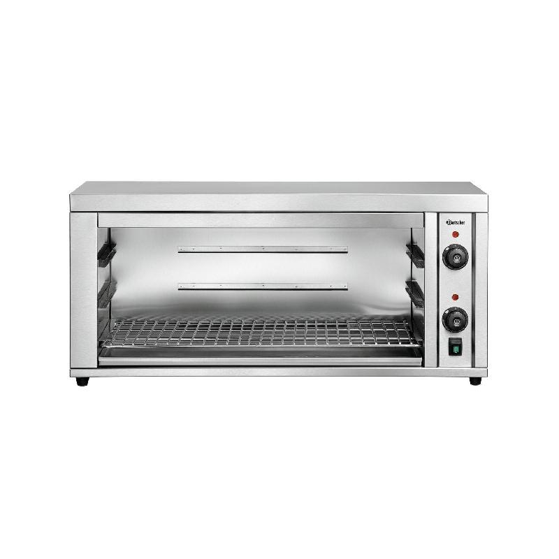 Salamandre inox électrique 2 zones, 4400 W, 400 V - TRI_0