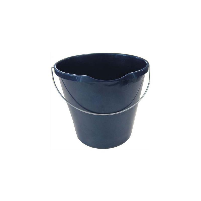 SEAU DE MENAGE ROND BROSSERIE THOMAS - AVEC BEC VERSEUR - 12L - BLEU