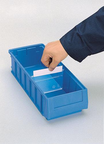 SÉPARATION AVEC ÉTIQUETTE POUR BAC TIROIR PLASTIQUE MULTIBOX L.160 MM