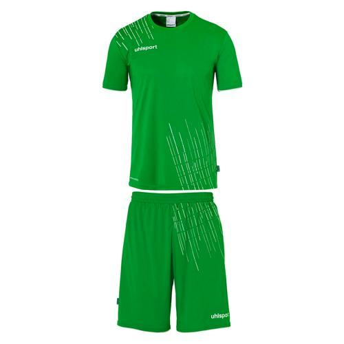 SET MAILLOT ET SHORT DE FOOT ENFANT - UHLSPORT - SCORE 26 VERT/BLANC