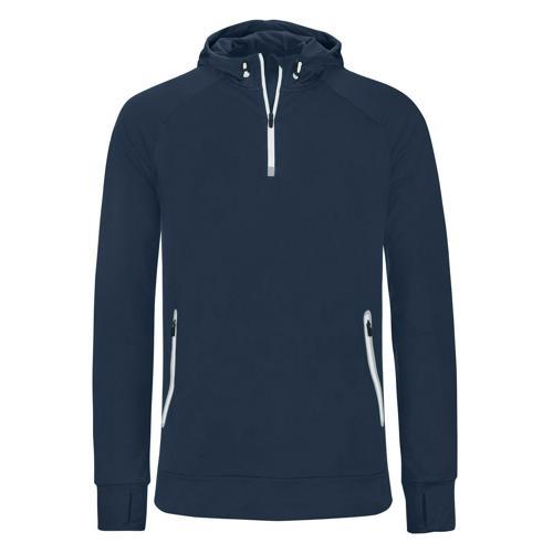 SWEAT À CAPUCHE 1/2 ZIP TRAINING MARINE