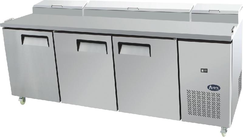 Table de préparation pour 12 pizzas GN1/3 - capacité 740L - acier inoxydable avec contrôleur numérique_0