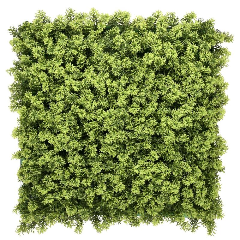 Tapis / mur végétal / jardin vertical LEAFLUXE 3 50 x 50 cm vert hjh LIVING - vert plastique 510002_0