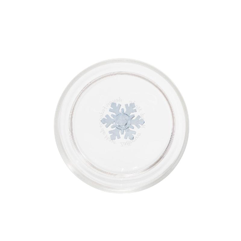 Teca Verres Tumbler Winter Games Set 35cl en verre borosilicate décor Flocon de Neige, artisanat de haute qualité pour table d'hiver élégante - 80_0