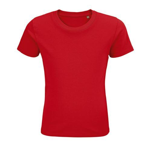 TEE-SHIRT PERSONNALISABLE ENFANT COTON ORGANIQUE BIO JERSEY 175 ROUGE