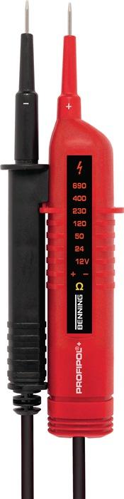 Testeur de tension et continuité profipol®+ 12-690V AC/DC - CAT III 600V / CAT II 690V - Benning_0