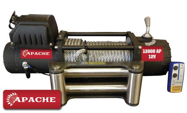 Treuil électrique 13000 AP 12V - 5900 kg - Télécommande sans fil_0