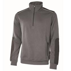 U-Power - Sweat-shirt gris foncé semi zippé CUSHY Gris Foncé Taille L - L 8033546373408_0