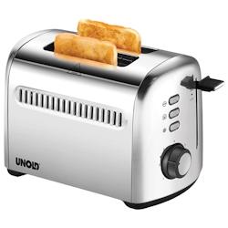 Unold 38326 TOASTER 2er Retro Grille-pain 2 tranches, Boîtier en acier inoxydable de haute qualité - argenté 38326_0