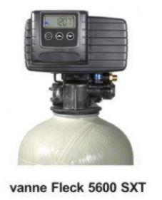 Vanne adoucisseur d'eau domestique - Fleck 5600 SXT - Résines alimentaires et bouteille composite jusqu'à 3000L_0