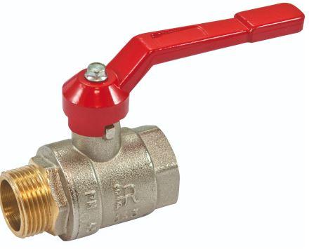 Vanne hydraulique avec presse-étoupe - 143m - raccord mâle/femelle - poignée plate en acier - diamètre 1/2 - PN 55_0