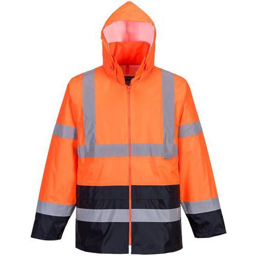 VESTE DE PLUIE HAUTE-VISIBILITÉ H443 BLEU/ORANGE XXL - PORTWEST