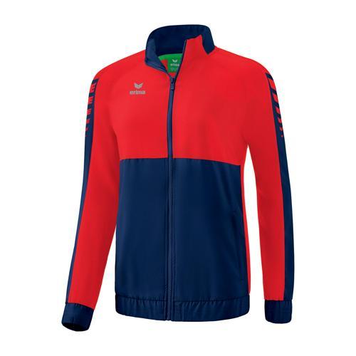 VESTE DE SURVÊTEMENT FEMME - ERIMA - SIX WINGS NAVY/ROUGE