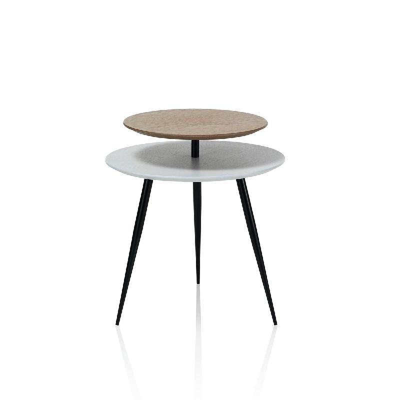 AQA Design Table basse PINO-C en métal et MDF. L.50 P.50 H.55,5 MP02660 - multicolore métal MP02660_0