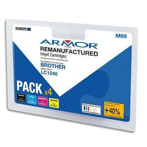 Armor cartouche compatibilité brother pack 4c lc1240 b10351r1_0