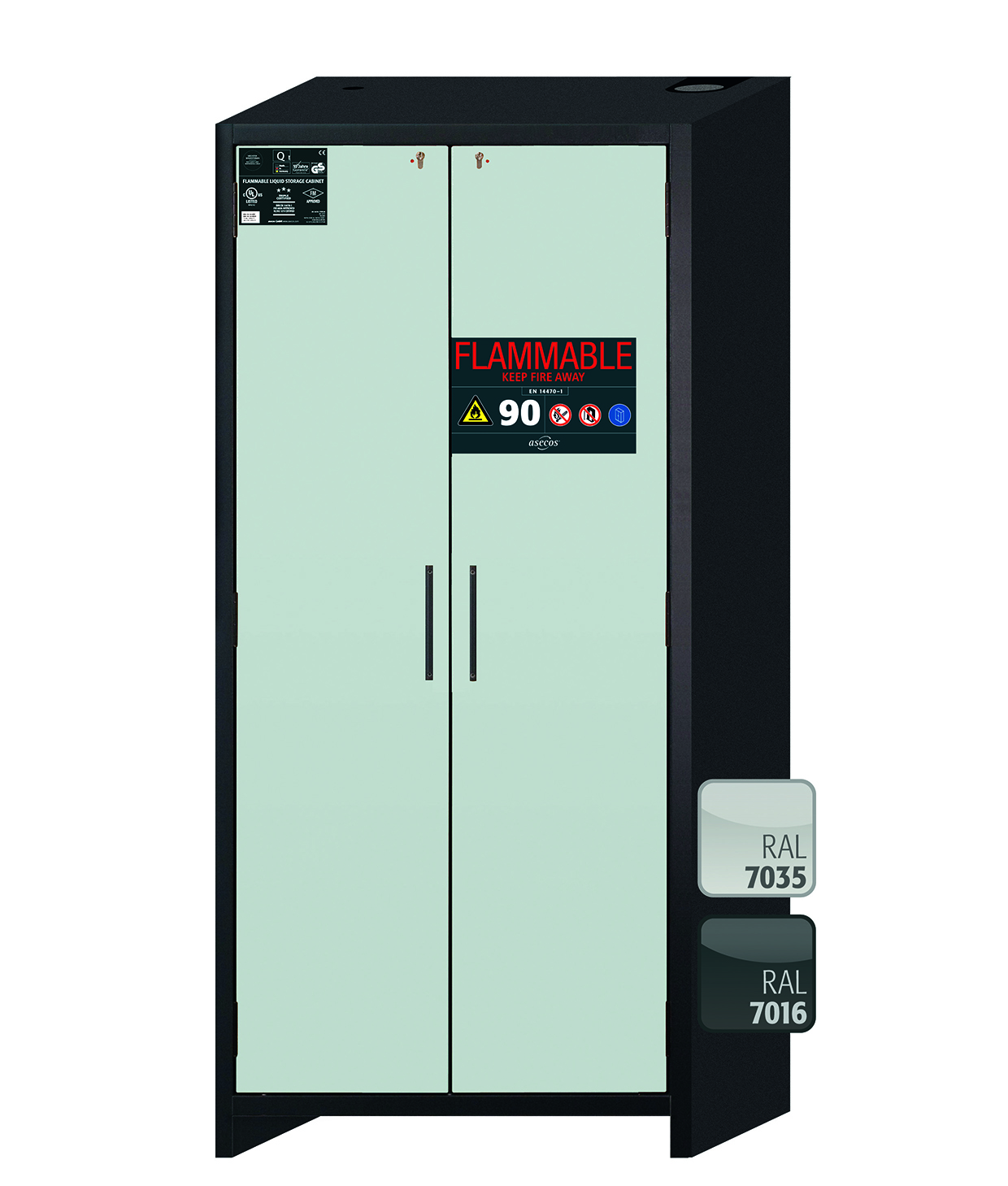 Armoire de sécurité Q-CLASSIC-90 modèle Q90.195.090.FU.WDAS - Réf 37585-041-37598_0