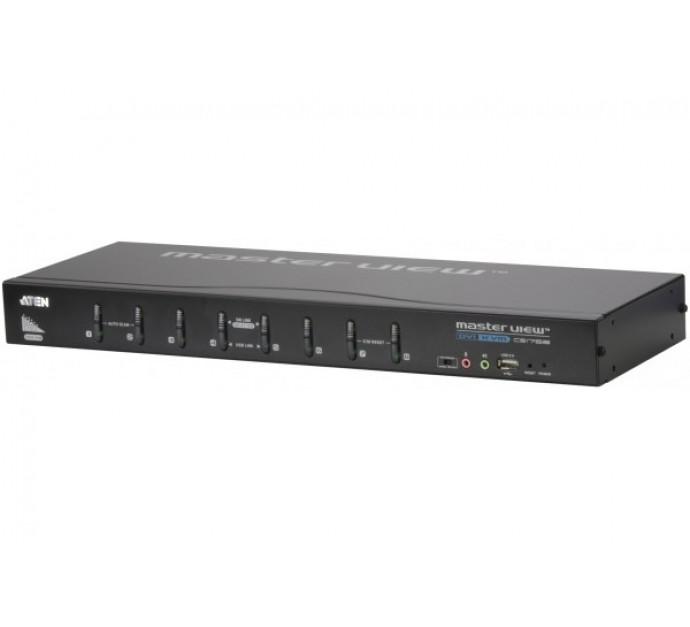 Aten cs1768 - switch kvm dvi/usb + audio 8 ports single link 261768_0