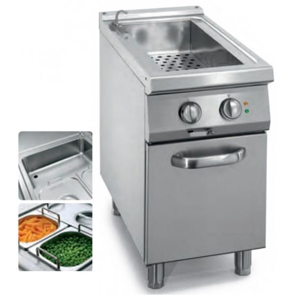 Bain-marie électrique gamme 900 - structure en acier inoxydable - température réglable de 30°C à 90°C_0