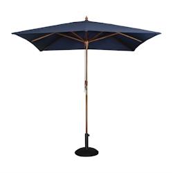 Bolero Parasol professionnel de terrasse carré de 2,5 m bleu marine - multi-matériau GH991_0