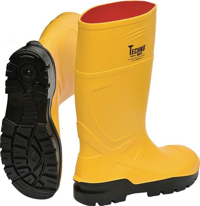 Botte de sécurité Rà¶nne taille 46 jaune S5 CI SRC EN ISO 20345 polyuréthane TECHNO BOOTS_0