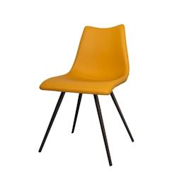 Anticline Créations Chaise couleur jaune H82 X L45 X P56 - assise H43 cm - gris fonte CS1414_0