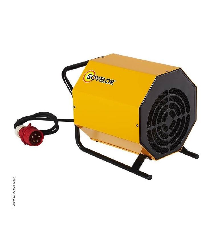 Chauffages air pulsé mobiles électriques Sovelor C5 - générateur d'air chaud portable, 5 kW, puissant et robuste_0