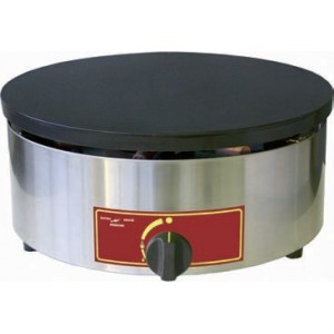 Crêpière professionnelle gaz Roller Grill GR400G - 400x200mm - 3.6kw - plaque fonte émaillée_0