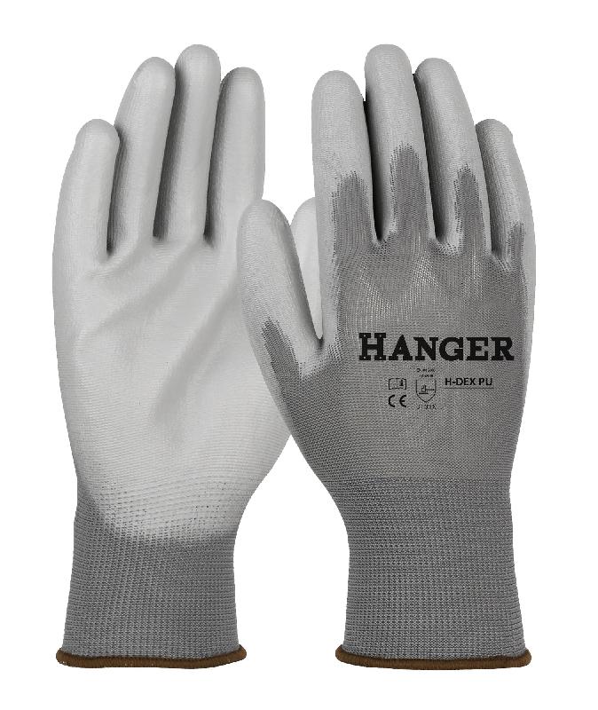 Gants de travail h-dex t 8 enduit polyuréthane en 3 paires - HANGER - 300002 - 850491_0