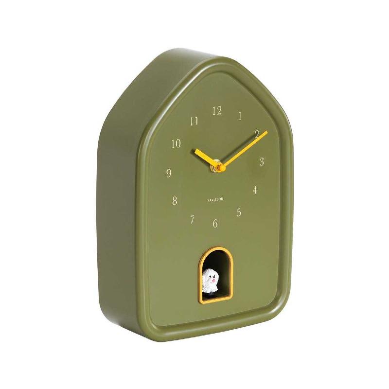 Horloge à poser Modern Doggy vert Karlsson - vert 8714302775871_0