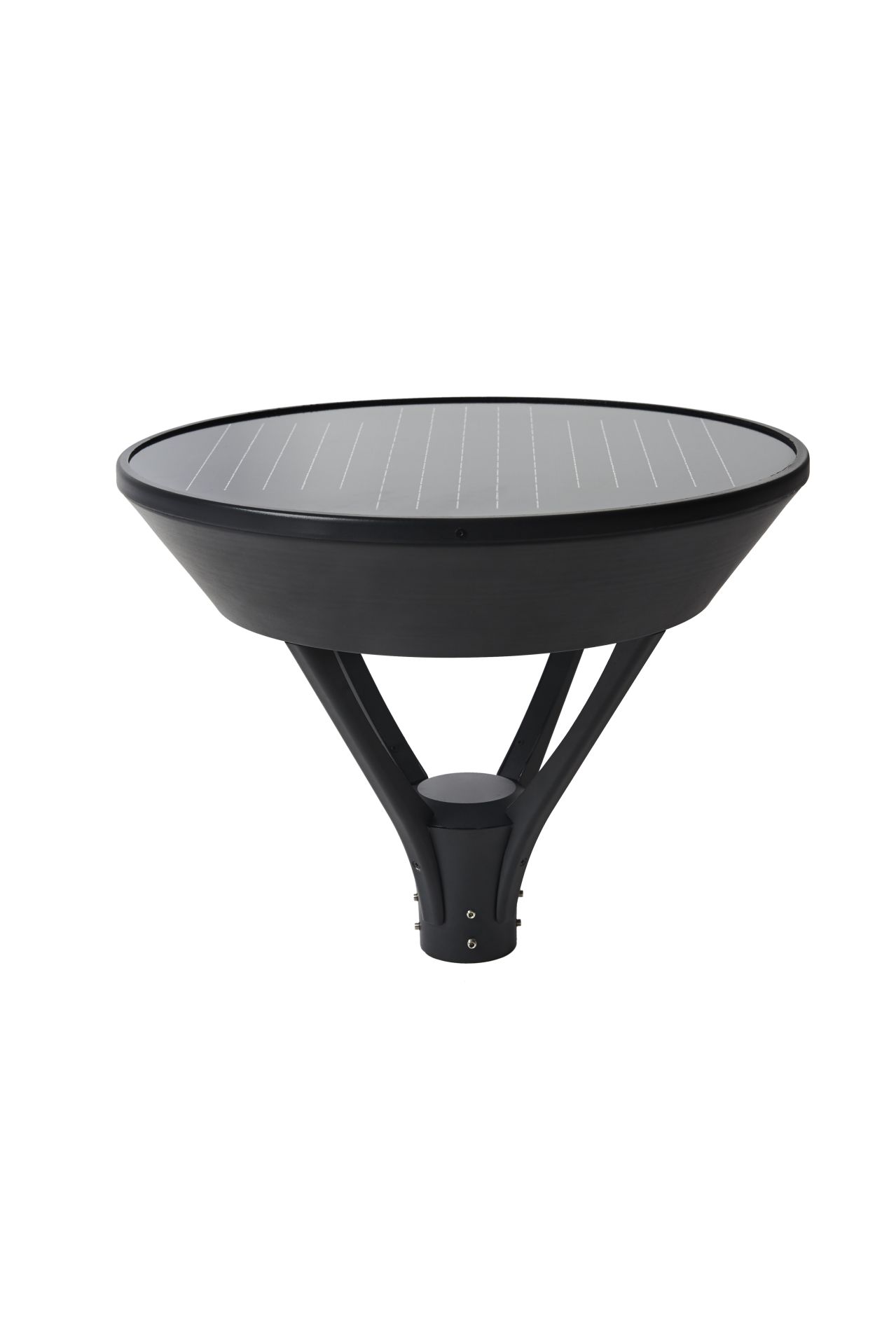 Lampadaire/tête de mât solaire idéale pour éclairer les lotissements et les chemins - 20W/3920 Lumens -  - Konos - SOLUX_0