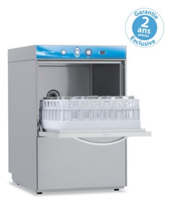Lave-verres panier 40x40 ELETTROBAR - PLUVIA240DG - Acier inoxydable AISI304 avec technologie brevetée EWT® et EDS®_0