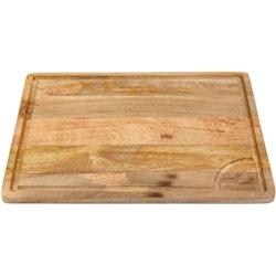 Planche à découper en manguier Chopping 40 x 50 cm Sil - marron 5024418614302_0
